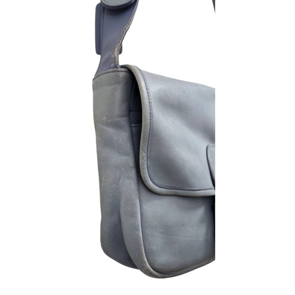Coach Vintage - UNEVEN Color Soho Bedford Flap Bag 4164 - Periwinkle, Adjustable - Picture 8 of 16